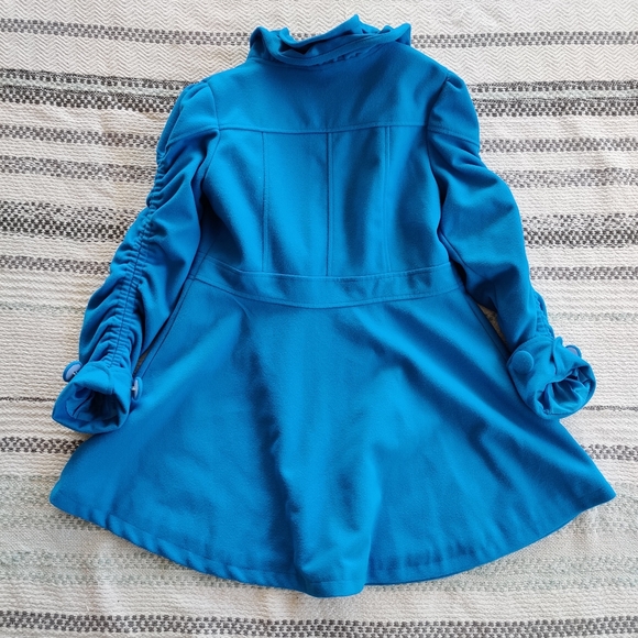 Aqua 💙 BLUE| BNWT| BABYDOLL JACKET - Picture 2 of 12